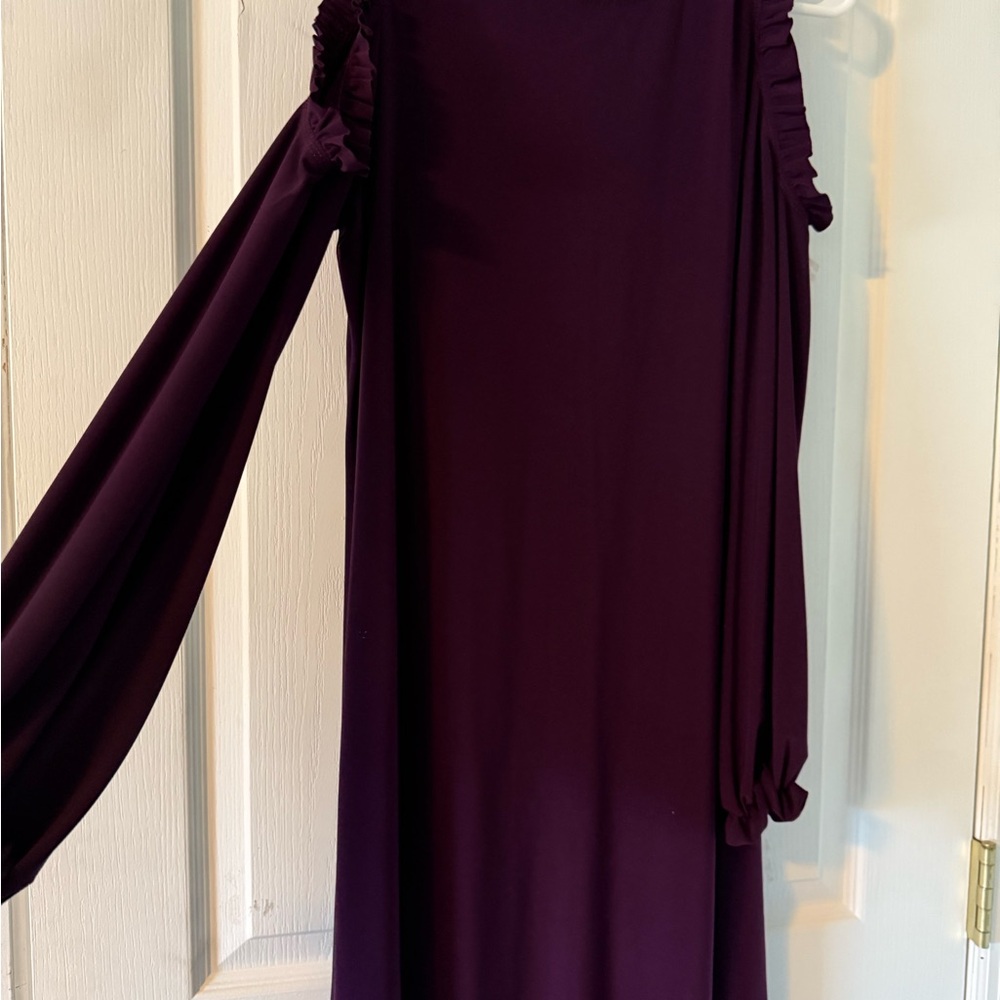 Elegant Plum Women's Dress